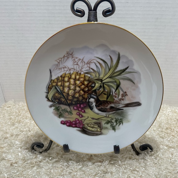 Vintage Neiman Marcus Birds and Fruit Set of 5 West Germany Elegant - Picture 3 of 16